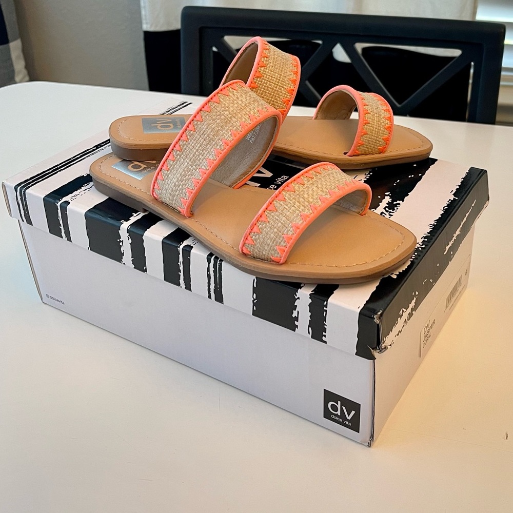 DV by Dolce Vita Jasper sandals in coral